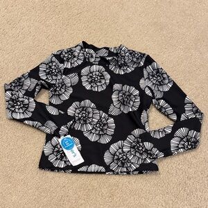 Girls black Rashguard